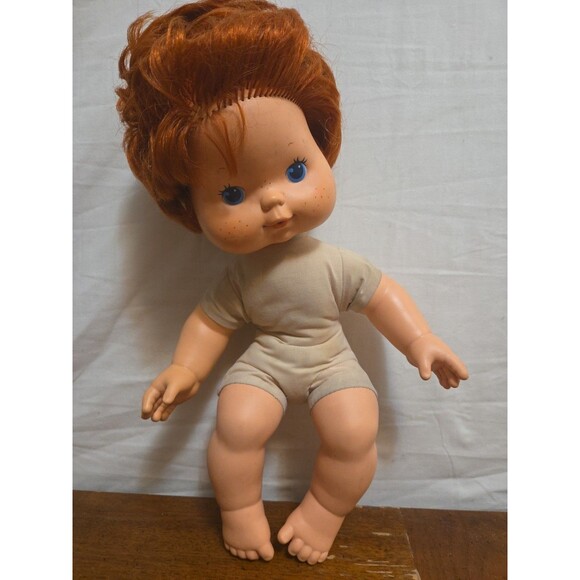 Strawberry Shortcake Blow Kiss Baby Doll 14” American Greetings Kenner 1982 Vntg - Picture 1 of 7